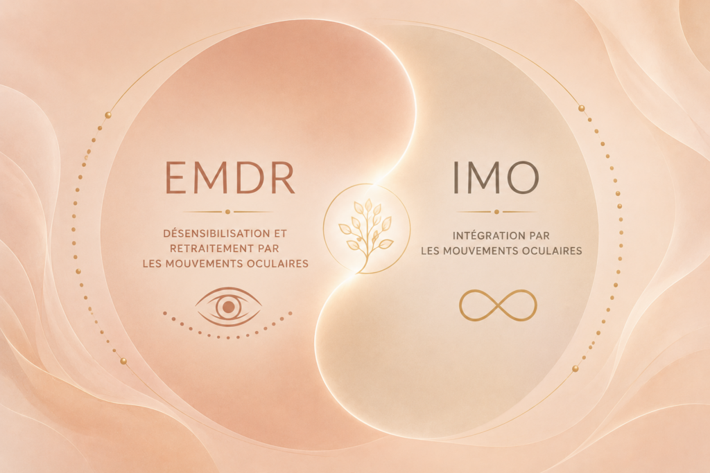 EMDR et IMO – désensibilisation, retraitement et intégration par les mouvements oculaires